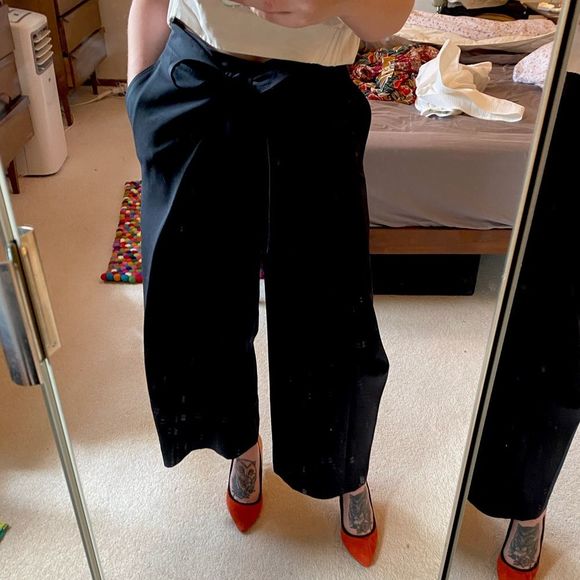CLUB MONACO - US8 - NWT - Navy Culottes - Baruska Pant - Picture 8 of 9